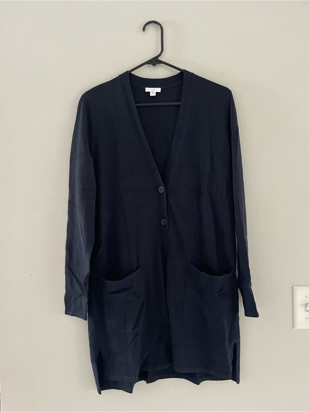 J. Jill Navy Blue Long Cardigan/Duster